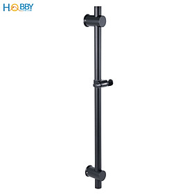 Thanh treo tay sen tắm cơ động inox 304 sơn đen Hobby home decor GVST3