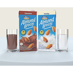 Combo 2 Hộp 946ml SỮA HẠT HẠNH NHÂN ALMOND BREEZE vị CHOCOLATE và vị VANILLA - Sản phẩm của TẬP ĐOÀN BLUE DIAMOND MỸ