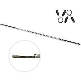 Đòn tạ Xi Mạ Crom khoá kẹp - 1.2m Sportslink