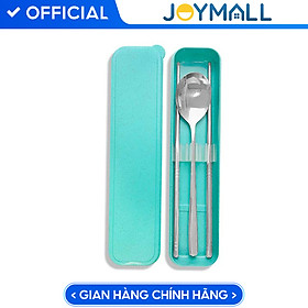 Mua Bộ muỗng đũa inox JoyMall dùng mang đi cho cá nhân  văn phòng  du lịch dễ thương kèm hộp đựng lúa mạch