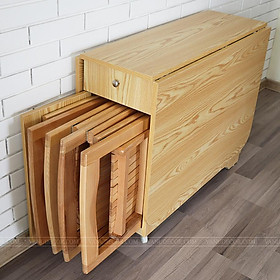 Mua Bộ bàn ăn thông minh 4 ghế gấp gọn