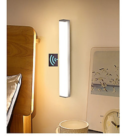 Đèn ngủ cảm ứng gắn giường, cầu thang, toilet, tủ đồ, tự động bật/tắt ánh sáng ban đêm, sạc bằng USB- TẶNG KÈM ĐÈN LED USB