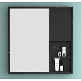 Mua BỘ TỦ LAVABO + KỆ GƯƠNG ĐEN