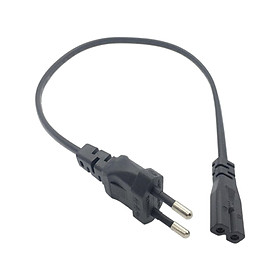 1ft eu male to IEC320 C7 Power Adapter Cable 10A Short for Computer Laptop PC