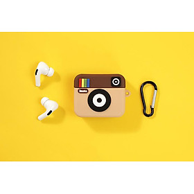 Case Silicon dành cho Airpods 1,2/ Airpods Pro/ Airpods 3 Hình Insta gram_ Hàng Chính Hãng