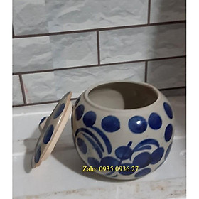 Mua lọ hủ thố đựng gia vị chấm bi C15*R15 cm