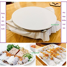 Bộ Dụng Cụ Làm Bánh Cuốn - Bánh Ướt Dễ Làm , Phù Hợp Nồi Kích Cỡ 27-31cm