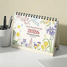 Fahasa - Lịch Bàn 2026 - Botanicals & Herbs - Nguyễn Trắc