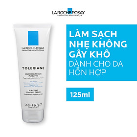 Sữa rửa mặt tạo bọt cho da hỗn hợp & da dầu rất nhạy cảm & kích ứng La Roche-Posay Toleriane Foaming Cream (125ml)