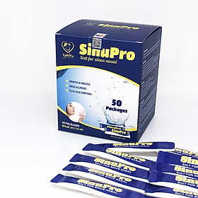 Muối rửa xoang mũi SinuPro hộp 50 gói