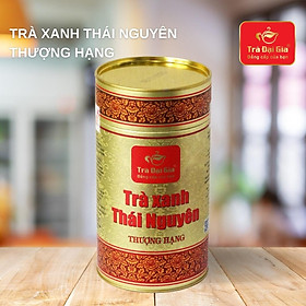 Trà xanh Thái Nguyên thượng hạng hộp sắt 100g - Trà Đại Gia