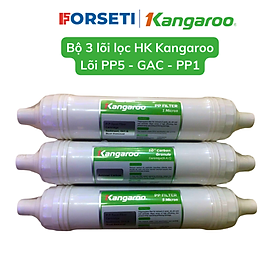 Mua Combo Bộ 3 Lõi Lọc Thô 1 2 3 Đúc Nguyên Khối Dùng Cho Máy Lọc Nước Kangaroo KG100HK  KA10A4  KG10A5  KG100ES  KG100ES1  KG100EO  KG61A3  KG10A6S... Hàng Chính Hãng