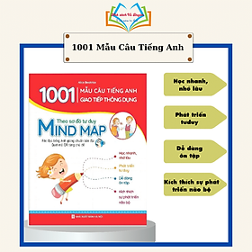 Sách - 1001 Mẫu Câu Tiếng Anh Giao Tiếp Thông Dụng - Theo Sơ Đồ Tư Duy Mind Map - Có File đọc quét mã QR theo chủ đề