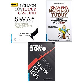 Combo 3 cuốn sách: Lối Mòn Của Tư Duy Cảm Tính (Tái Bản) + Khám Phá Ngôn Ngữ Tư Duy (Tái Bản 2019) + Tự Luyện Cách Tư Duy