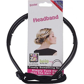 Bờm nhựa kết hợp dây tạo nhiều kiểu tóc búi cho bạn nữ