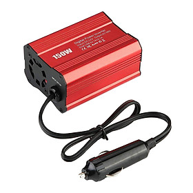 12V To 110V Converter Power Inverter Dual USB Output for TV Laptop