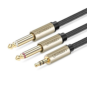Mua Ugreen UG40792AV126TK 2M Màu Đen Cáp âm thanh 2 đầu 6.5mm dương sang 3.5mm dương cao cấp - HÀNG CHÍNH HÃNG