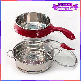 Mua Nồi Lẩu Điện Mini Vouller Đa Năng 2 Tầng Kèm Giá Hấp Có Tay Cầm Tiện Lợi - Hàng Chính Hãng