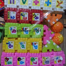 Túi xếp hình vuông thông minh nhỡ, lắp ghép cho bé