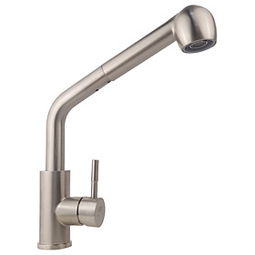 Mua Vòi rửa chén nóng lạnh 2 chế độ chảy  dây kéo Inox SUS 304 Eurolife EL-T10R