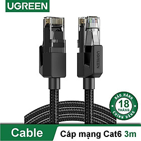 Hình ảnh Cáp mạng Cat6 hỗ trợ truyền dữ liệu lên đến 1000Mbps dài 1-5m UGREEN NW135 - Hàng chính hãng