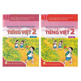 Sách - Combo Bài tập phát triển năng lực môn Tiếng Việt lớp 2 (2 tập) - Theo chương trình giáo dục phổ thông 2018