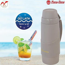 Bình Giữ Nhiệt 0.45 Lít Rạng Đông Giữ Nhiệt Sau 6h Trên 70 Độ Làm Từ Nhựa Chống Rơi, Vỡ, Lõi Thủy Tinh An Toàn RD 04528 N1