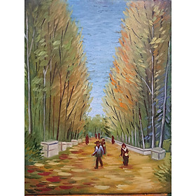 Tranh Sơn Dầu Vẽ Tay 30x40cm - Sang Thu (Van Gogh)