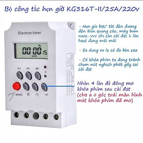 Mua BỘ HẸN GIỜ TỰ ĐỘNG BẬT TẮT CÁC THIẾT BỊ ĐIỆN NHƯ MÁY BƠM NƯỚC BÓNG ĐÈN THÔNG MINH
