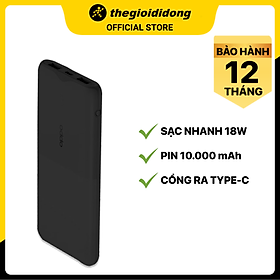 Mua Pin sạc dự phòng Polymer 10.000 mAh Type C PD QC3.0 OPPO PBT02 - Hàng chính hãng