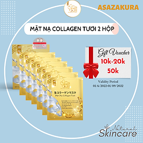 COMBO 2 HỘP MẶT NẠ COLLAGEN TƯƠI - ASAZAKURA