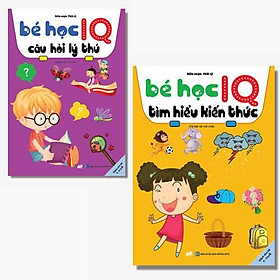 Sách - Combo 2 Cuốn Bé Học IQ Câu Hỏi Lý Thú Và Tìm Hiểu Kiến Thức