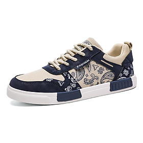 LCRTZKG thời trang ren-up mens sneaker nam không da thoáng khí giản dị giày mềm mại thoải mái Zapatos D