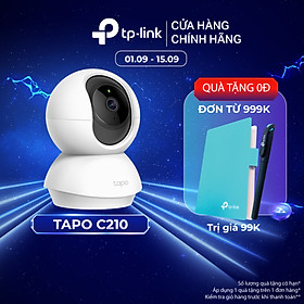 Camera Wifi TP-Link Tapo C210 Độ Phân Giải 3MP Lưu trữ 256GB Giám Sát An Ninh - Hàng Chính Hãng
