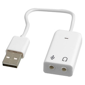 Cáp USB sang loa và mic cho Androi TV, máy tính