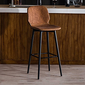 Mua Ghế Bar Decos Xoay 360 Độ Chân Thép Sơn Nhiệt Giả Gỗ