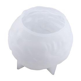 Ball Silicone Model Candle Holder Resin Casting Model Crafts Supplies Candlestick Model for Decor