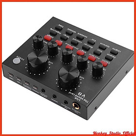 Mua Soundcard V8 Bluetooth Thu âm Hát livestream Âm Thanh Sống Động  Autotune