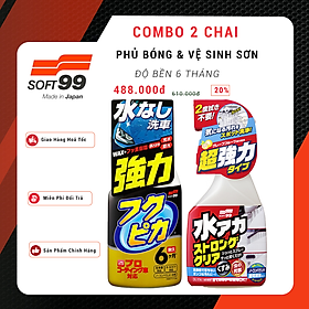 Combo Phủ Bóng Sơn Fukupika W-542 & Vệ Sinh Sơn Stain Cleaner Strong R