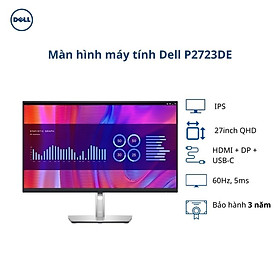 Mua Màn hình Dell P2723DE (27 /QHD/IPS/60Hz/5ms/USB-C) - Hàng Chính Hãng