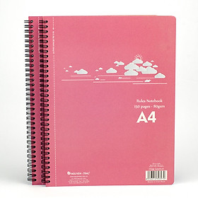 Bộ 2 cuốn sổ xé A4 lò xo - A4XR01