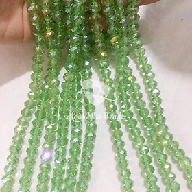 70 Hạt pha lê bánh cam 8mm đẹp giá rẻ làm vòng tay