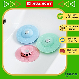 Mua Nắp Đậy Silicon Đa Năng Dùng Để Giữ Nước Chặn Rác Ngăn Mùi Cho Chậu Rửa Chén  Chậu Rửa Tay  Bồn Tắm  Phểu Thoát Sàn - Giao Màu Ngẫu Nhiên - Hàng chính hãng Sandrine