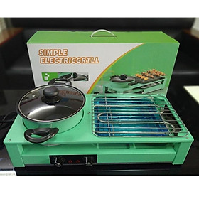 Mua Bếp Lẩu Nướng Điện 2 Trong 1 Đa Năng Chế Độ Điều Khiển Nhiệt Độc Lập Có Thể Nướng Như Bếp Than Hoa Hai Bên Nướng và Lẩu