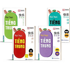 Ảnh bìa Combo Trọn Bộ 4 Cuốn Joyful Chinese - Vui Học Tiếng Trung: Giao Tiếp + Từ Vựng + Ngữ Pháp + Tập Viết ( tặng kèm bookmark )