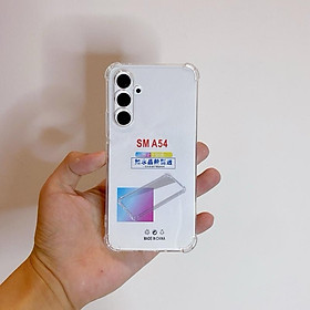 Ốp lưng cho SS A54 - Trong suốt - Nhựa mềm - Chống sốc - Bảo vệ điện thoại 