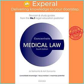 Sách - Medical Law Concentrate - Law Revision and Study Guide by Jo Samanta (UK edition, paperback)