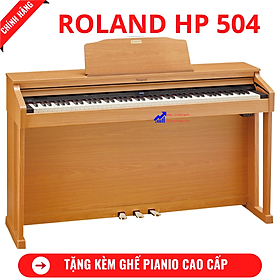Mua Đàn Piano Điện Roland HP 504+ Tặng Kèm Ghế Piano Cao Cấp + Khăn Phủ Đàn