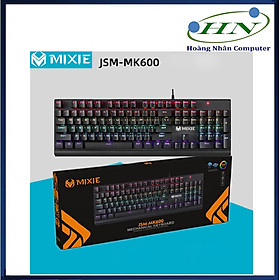Bàn phím cơ Gaming MIXIE MK600 MULTI LED COLOR 104 phím Led RGB - Hàng chính hãng