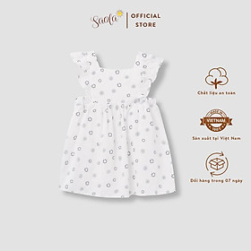 Đầm Bé Gái/ Váy Bé Gái Chất Liệu Cotton Thoáng Mát Dễ Thương - DAISY DRESS - DRC011 - SAOLA KIDS CLOTHING